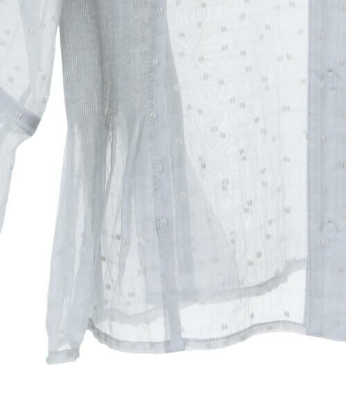 Maison de CINQ / メゾン ドゥ サンク シャツ・ブラウス | 【小さいサイズ】ドットジャカードシアーブラウス | 詳細20