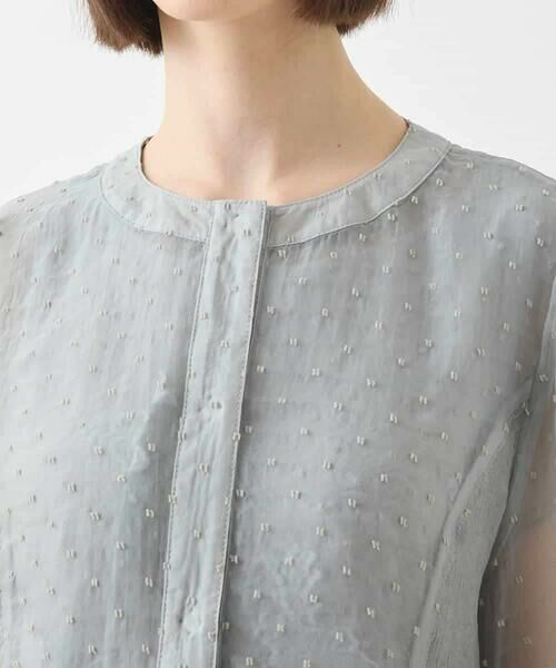 Maison de CINQ / メゾン ドゥ サンク シャツ・ブラウス | 【小さいサイズ】ドットジャカードシアーブラウス | 詳細7