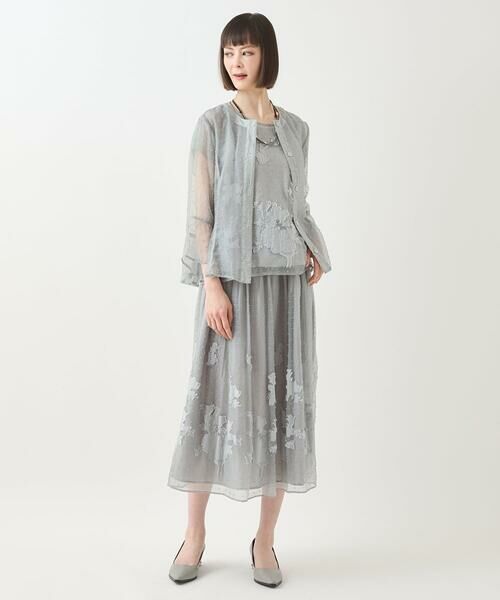 Maison de CINQ / メゾン ドゥ サンク シャツ・ブラウス | 【小さいサイズ】ドットフラワージャカードブラウス | 詳細3