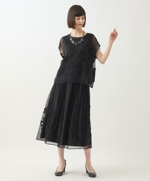 Maison de CINQ / メゾン ドゥ サンク シャツ・ブラウス | 【小さいサイズ】ドットフラワージャカードブラウス | 詳細5