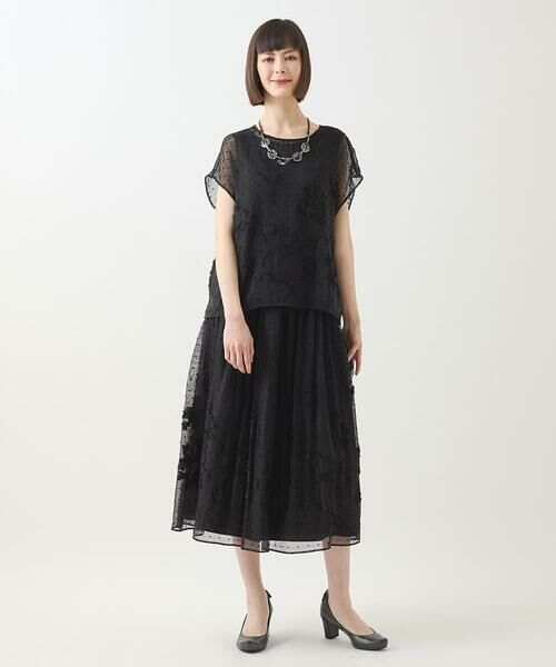 Maison de CINQ / メゾン ドゥ サンク シャツ・ブラウス | 【小さいサイズ】ドットフラワージャカードブラウス | 詳細6