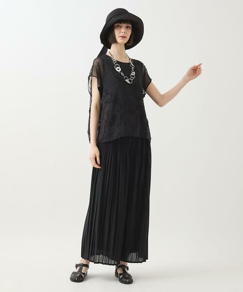 Maison de CINQ / メゾン ドゥ サンク シャツ・ブラウス | 【小さいサイズ】ドットフラワージャカードブラウス | 詳細7