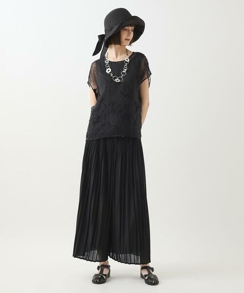 Maison de CINQ / メゾン ドゥ サンク シャツ・ブラウス | 【小さいサイズ】ドットフラワージャカードブラウス | 詳細8