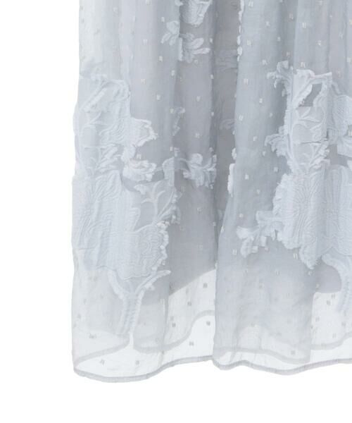 Maison de CINQ / メゾン ドゥ サンク ロング・マキシ丈ワンピース | 【小さいサイズ】ドットフラワーシャーリング切り替えワンピース | 詳細26