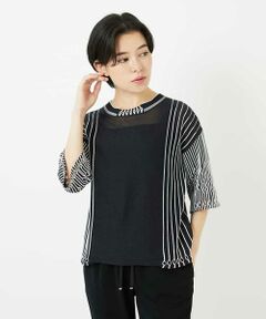 Maison de CINQ / メゾン ドゥ サンク ニット・セーター | 【小さいサイズ/洗える】ペーパーヤーンデザインニットプルオーバー