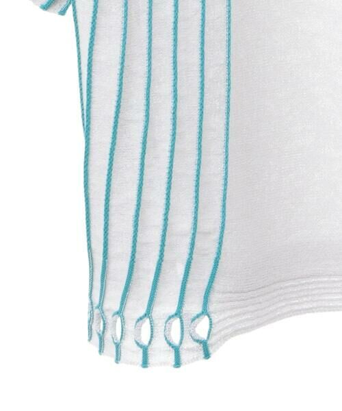 Maison de CINQ / メゾン ドゥ サンク ニット・セーター | 【小さいサイズ/洗える】ペーパーヤーンデザインニットプルオーバー | 詳細21