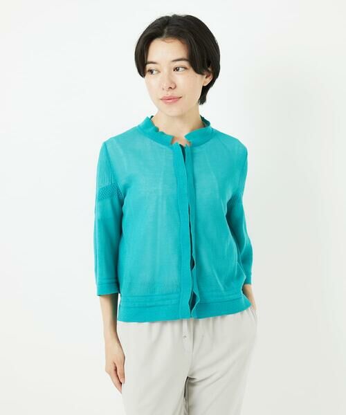 Maison de CINQ / メゾン ドゥ サンク カーディガン・ボレロ | 【小さいサイズ/洗える】ボリュームスリーブニットカーディガン | 詳細2