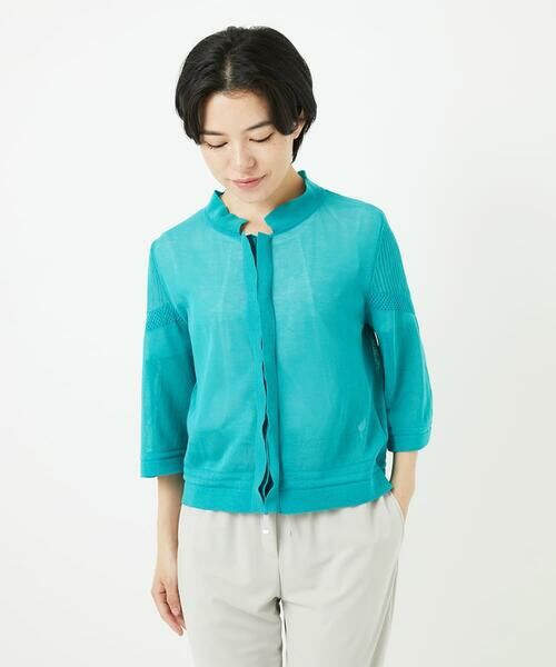 Maison de CINQ / メゾン ドゥ サンク カーディガン・ボレロ | 【小さいサイズ/洗える】ボリュームスリーブニットカーディガン | 詳細3