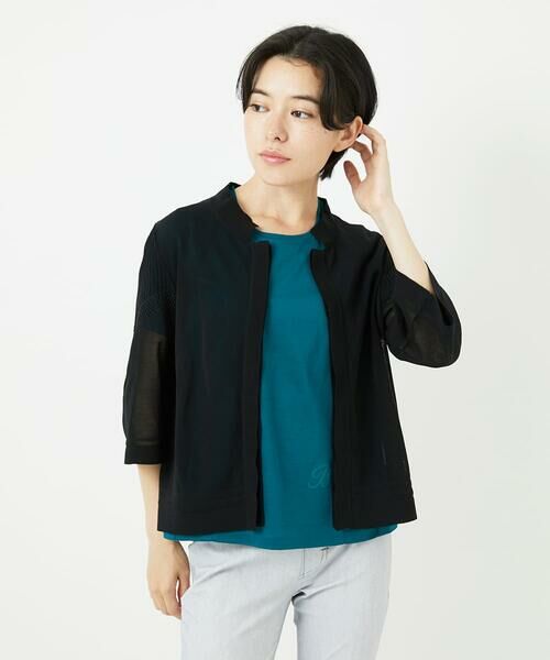 Maison de CINQ / メゾン ドゥ サンク カーディガン・ボレロ | 【小さいサイズ/洗える】ボリュームスリーブニットカーディガン | 詳細5