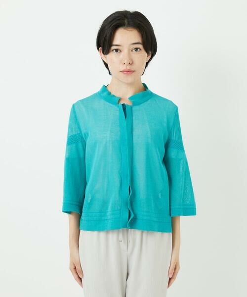 Maison de CINQ / メゾン ドゥ サンク カーディガン・ボレロ | 【小さいサイズ/洗える】ボリュームスリーブニットカーディガン | 詳細6