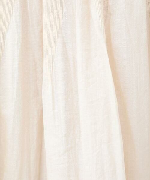 Maison de CINQ / メゾン ドゥ サンク ロング・マキシ丈スカート | 【小さいサイズ】エスニックモチーフシャーリングスカート | 詳細18