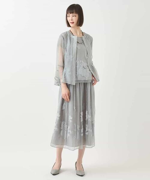 Maison de CINQ / メゾン ドゥ サンク ロング・マキシ丈スカート | 【小さいサイズ】ドットフラワーシャーリングスカート | 詳細11