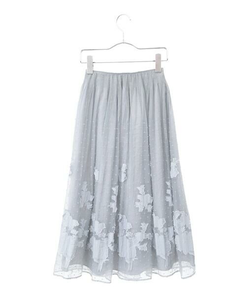 Maison de CINQ / メゾン ドゥ サンク ロング・マキシ丈スカート | 【小さいサイズ】ドットフラワーシャーリングスカート | 詳細25