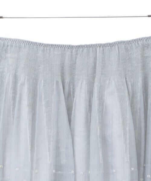 Maison de CINQ / メゾン ドゥ サンク ロング・マキシ丈スカート | 【小さいサイズ】ドットフラワーシャーリングスカート | 詳細27