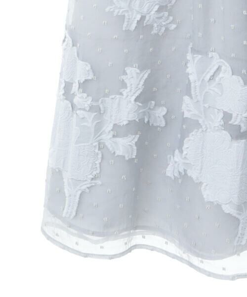 Maison de CINQ / メゾン ドゥ サンク ロング・マキシ丈スカート | 【小さいサイズ】ドットフラワーシャーリングスカート | 詳細28