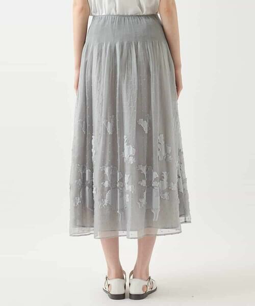 Maison de CINQ / メゾン ドゥ サンク ロング・マキシ丈スカート | 【小さいサイズ】ドットフラワーシャーリングスカート | 詳細4