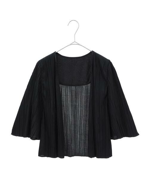 Maison de CINQ / メゾン ドゥ サンク カーディガン・ボレロ | 【小さいサイズ/接触冷感/セットアップ対応】ランダムプリーツショートカーディガン | 詳細14