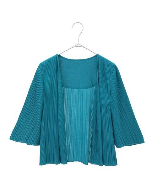 Maison de CINQ / メゾン ドゥ サンク カーディガン・ボレロ | 【小さいサイズ/接触冷感/セットアップ対応】ランダムプリーツショートカーディガン | 詳細15