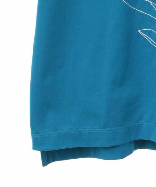 Maison de CINQ / メゾン ドゥ サンク カットソー | 【小さいサイズ】ステッチ刺繍デザインTシャツ | 詳細2