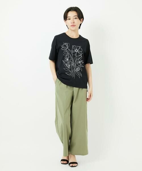 Maison de CINQ / メゾン ドゥ サンク カットソー | 【小さいサイズ】ステッチ刺繍デザインTシャツ | 詳細29