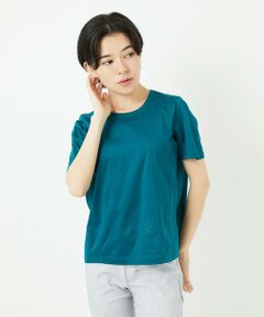 Maison de CINQ / メゾン ドゥ サンク カットソー | 【小さいサイズ】カーブ切り替えコットンカットソー