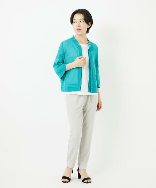 Maison de CINQ / メゾン ドゥ サンク カットソー | 【小さいサイズ】カーブ切り替えコットンカットソー | 詳細21