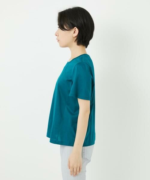 Maison de CINQ / メゾン ドゥ サンク カットソー | 【小さいサイズ】カーブ切り替えコットンカットソー | 詳細6