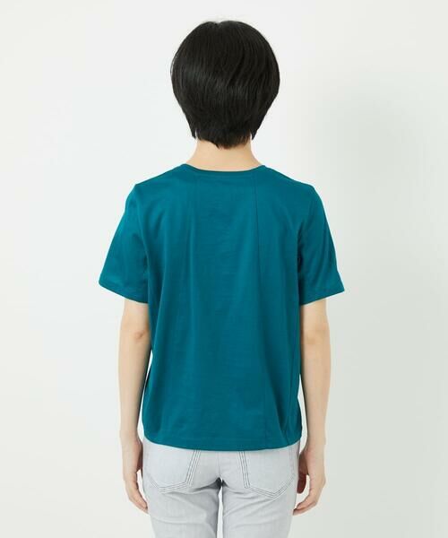 Maison de CINQ / メゾン ドゥ サンク カットソー | 【小さいサイズ】カーブ切り替えコットンカットソー | 詳細7