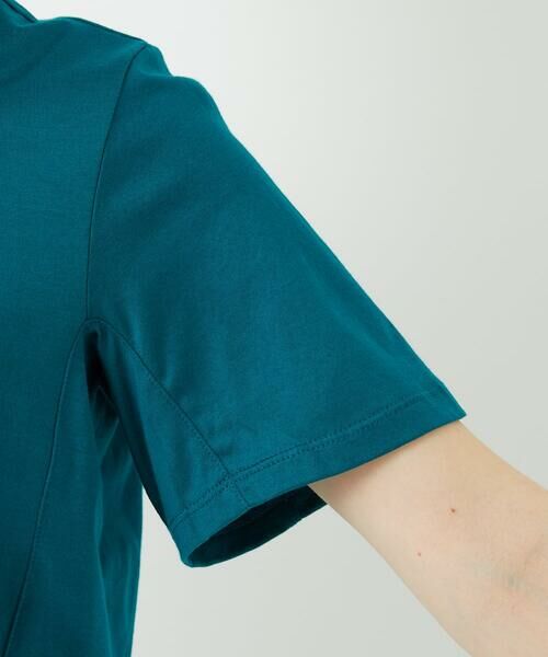 Maison de CINQ / メゾン ドゥ サンク カットソー | 【小さいサイズ】カーブ切り替えコットンカットソー | 詳細9