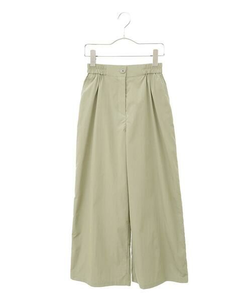 Maison de CINQ / メゾン ドゥ サンク その他パンツ | 【小さいサイズ/撥水】ストレッチタフタデザインワイドパンツ | 詳細21