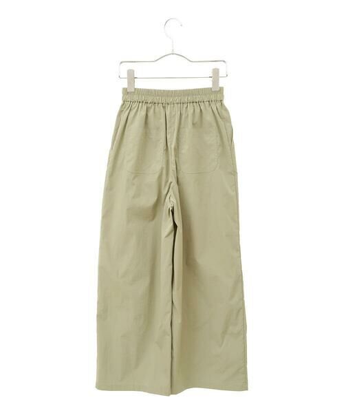 Maison de CINQ / メゾン ドゥ サンク その他パンツ | 【小さいサイズ/撥水】ストレッチタフタデザインワイドパンツ | 詳細22
