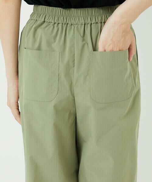 Maison de CINQ / メゾン ドゥ サンク その他パンツ | 【小さいサイズ/撥水】ストレッチタフタデザインワイドパンツ | 詳細6