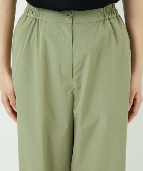 Maison de CINQ / メゾン ドゥ サンク その他パンツ | 【小さいサイズ/撥水】ストレッチタフタデザインワイドパンツ | 詳細7
