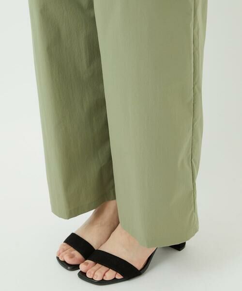 Maison de CINQ / メゾン ドゥ サンク その他パンツ | 【小さいサイズ/撥水】ストレッチタフタデザインワイドパンツ | 詳細9