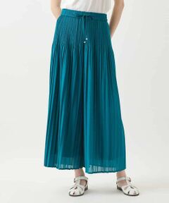 Maison de CINQ / メゾン ドゥ サンク その他パンツ | 【小さいサイズ/接触冷感/セットアップ対応】ランダムプリーツワイドパンツ