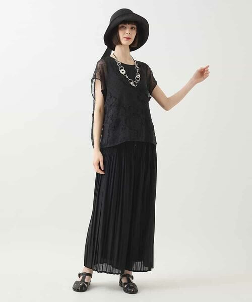 Maison de CINQ / メゾン ドゥ サンク その他パンツ | 【小さいサイズ/接触冷感/セットアップ対応】ランダムプリーツワイドパンツ | 詳細4