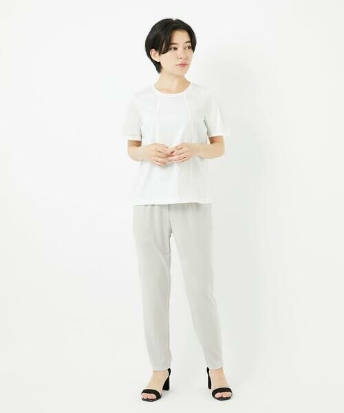 Maison de CINQ / メゾン ドゥ サンク チノ・ワークパンツ | 【小さいサイズ】ストレッチポンチテーパードパンツ | 詳細13