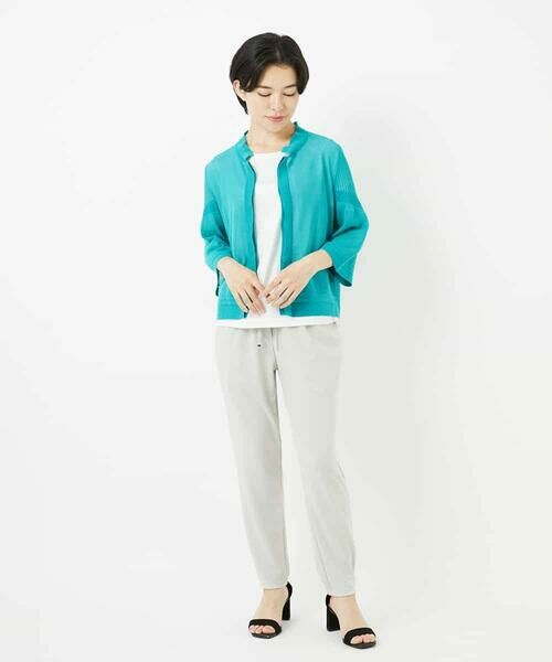 Maison de CINQ / メゾン ドゥ サンク チノ・ワークパンツ | 【小さいサイズ】ストレッチポンチテーパードパンツ | 詳細14