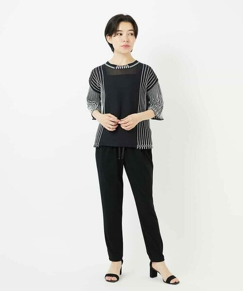 Maison de CINQ / メゾン ドゥ サンク チノ・ワークパンツ | 【小さいサイズ】ストレッチポンチテーパードパンツ | 詳細19