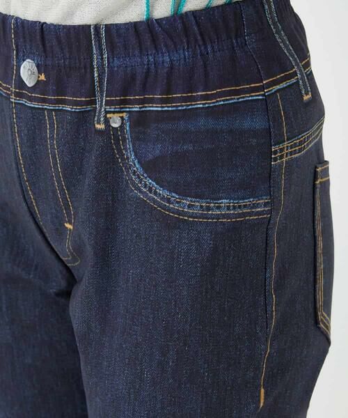 Maison de CINQ / メゾン ドゥ サンク チノ・ワークパンツ | 【小さいサイズ】デニムプリントストレッチプルオンパンツ | 詳細10