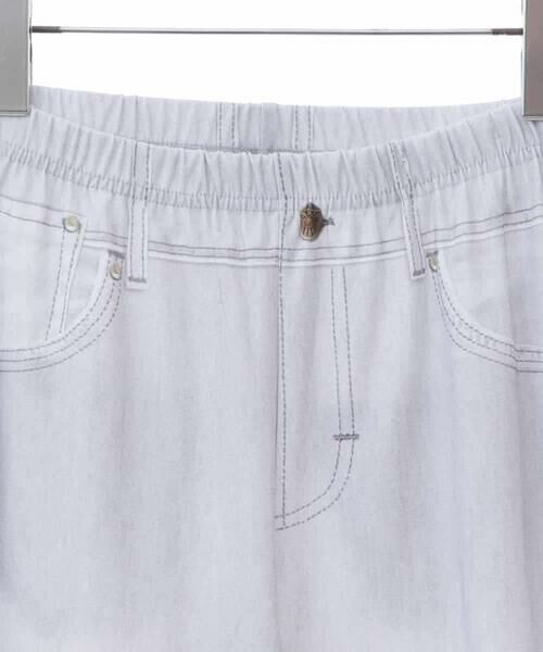 Maison de CINQ / メゾン ドゥ サンク チノ・ワークパンツ | 【小さいサイズ】デニムプリントストレッチプルオンパンツ | 詳細26