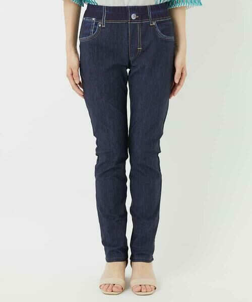 Maison de CINQ / メゾン ドゥ サンク チノ・ワークパンツ | 【小さいサイズ】デニムプリントストレッチプルオンパンツ | 詳細5