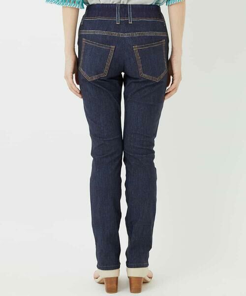 Maison de CINQ / メゾン ドゥ サンク チノ・ワークパンツ | 【小さいサイズ】デニムプリントストレッチプルオンパンツ | 詳細7