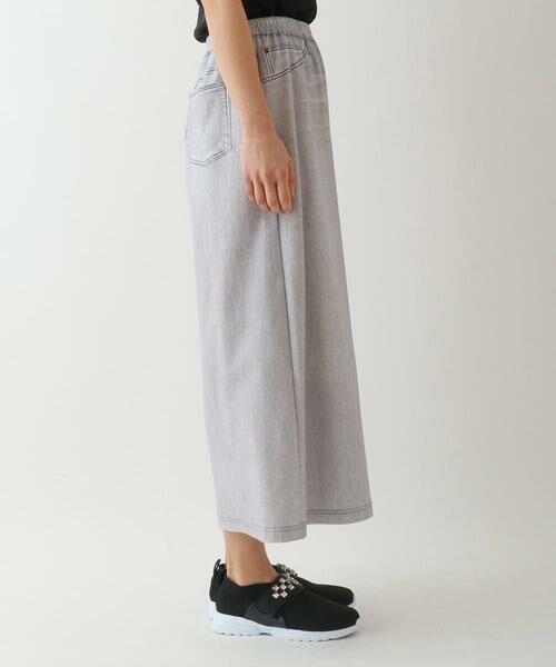 Maison de CINQ / メゾン ドゥ サンク その他パンツ | 【小さいサイズ/洗濯機で洗える】デニムプリントストレッチガウチョパンツ | 詳細1