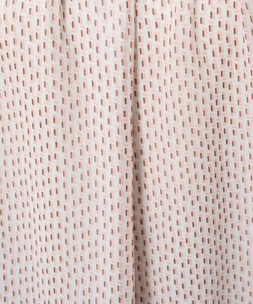 Maison de CINQ / メゾン ドゥ サンク シャツ・ブラウス | 【小さいサイズ】スクエアドット柄フレアスリーブブラウス/洗える/セットアップ対応 | 詳細9