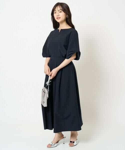 Maison de CINQ / メゾン ドゥ サンク シャツ・ブラウス | 【小さいサイズ】キーネックデザインブラウス/撥水/UVカット/洗える/セットアップ対応 | 詳細23