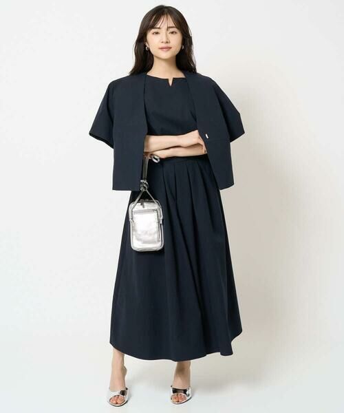 Maison de CINQ / メゾン ドゥ サンク シャツ・ブラウス | 【小さいサイズ】キーネックデザインブラウス/撥水/UVカット/洗える/セットアップ対応 | 詳細26