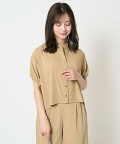 Maison de CINQ / メゾン ドゥ サンク シャツ・ブラウス | 【小さいサイズ】スキッパーデザインブラウス/UVカット/接触冷感/洗える/セットアップ対応