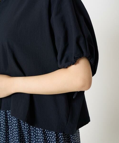 Maison de CINQ / メゾン ドゥ サンク シャツ・ブラウス | 【小さいサイズ】スキッパーデザインブラウス/UVカット/接触冷感/洗える/セットアップ対応 | 詳細12