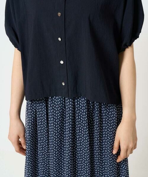 Maison de CINQ / メゾン ドゥ サンク シャツ・ブラウス | 【小さいサイズ】スキッパーデザインブラウス/UVカット/接触冷感/洗える/セットアップ対応 | 詳細14